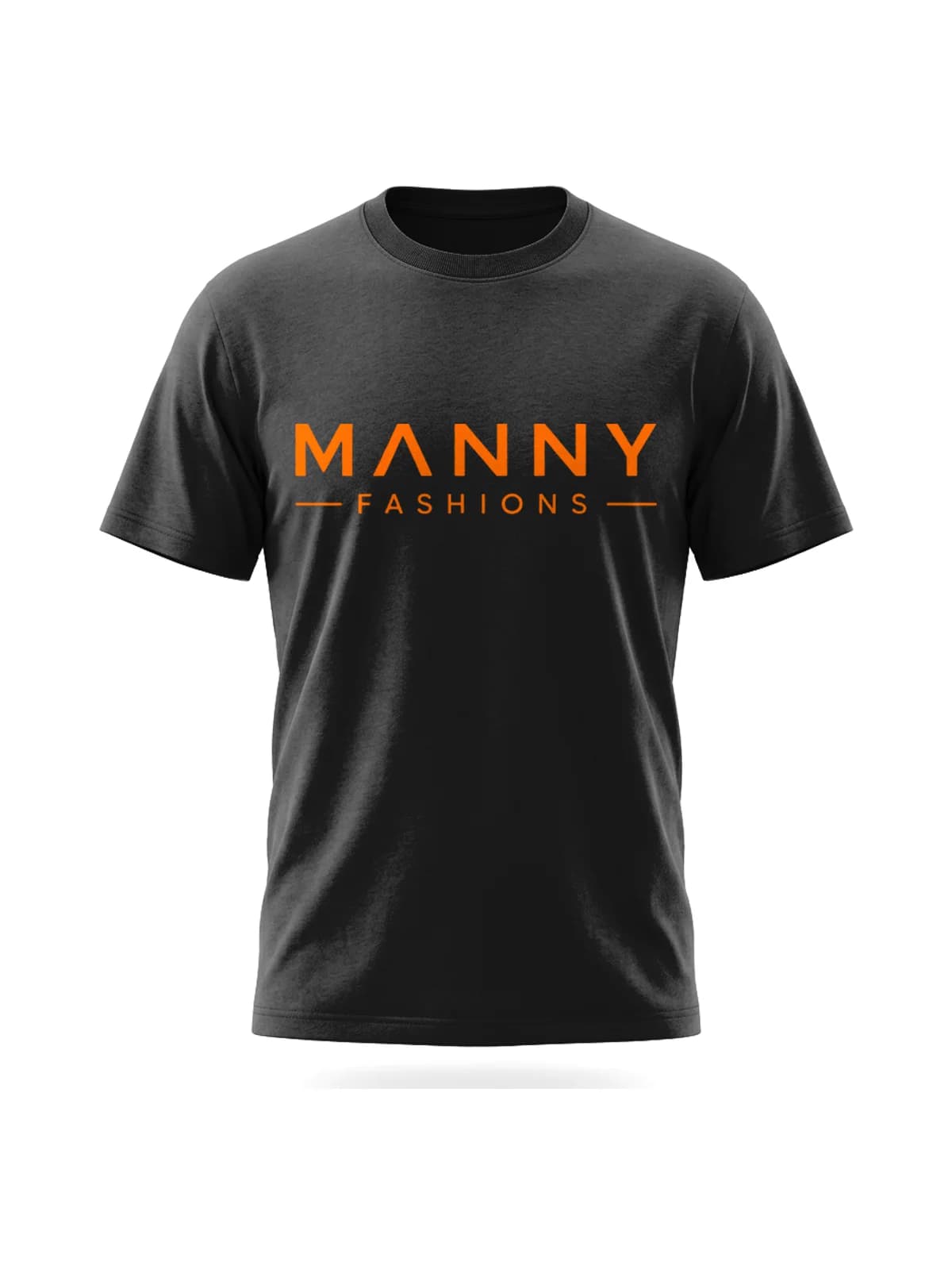 Manny Fashions Wordmark Tee Black, front