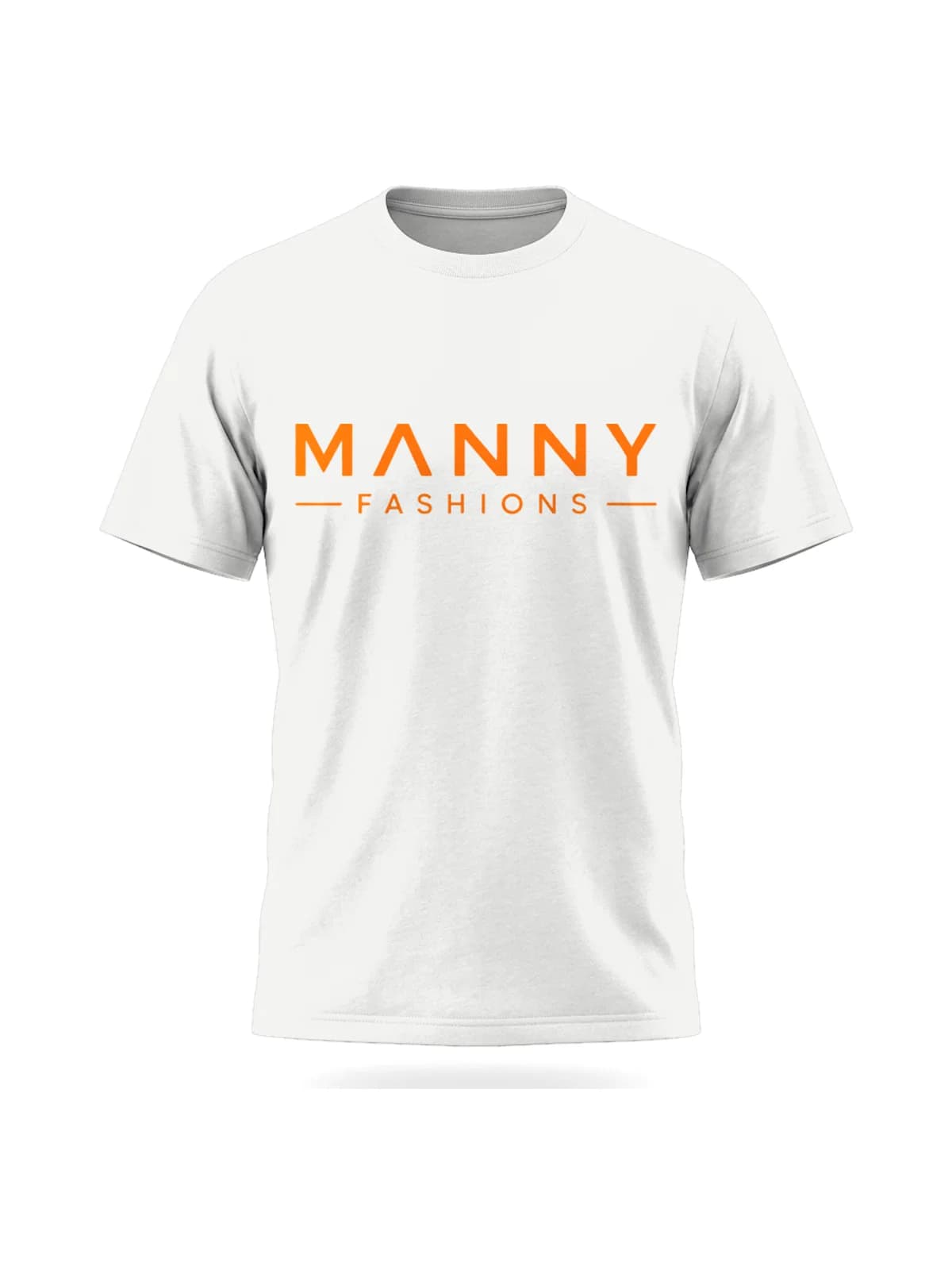 Manny Fashions Wordmark Tee White, front