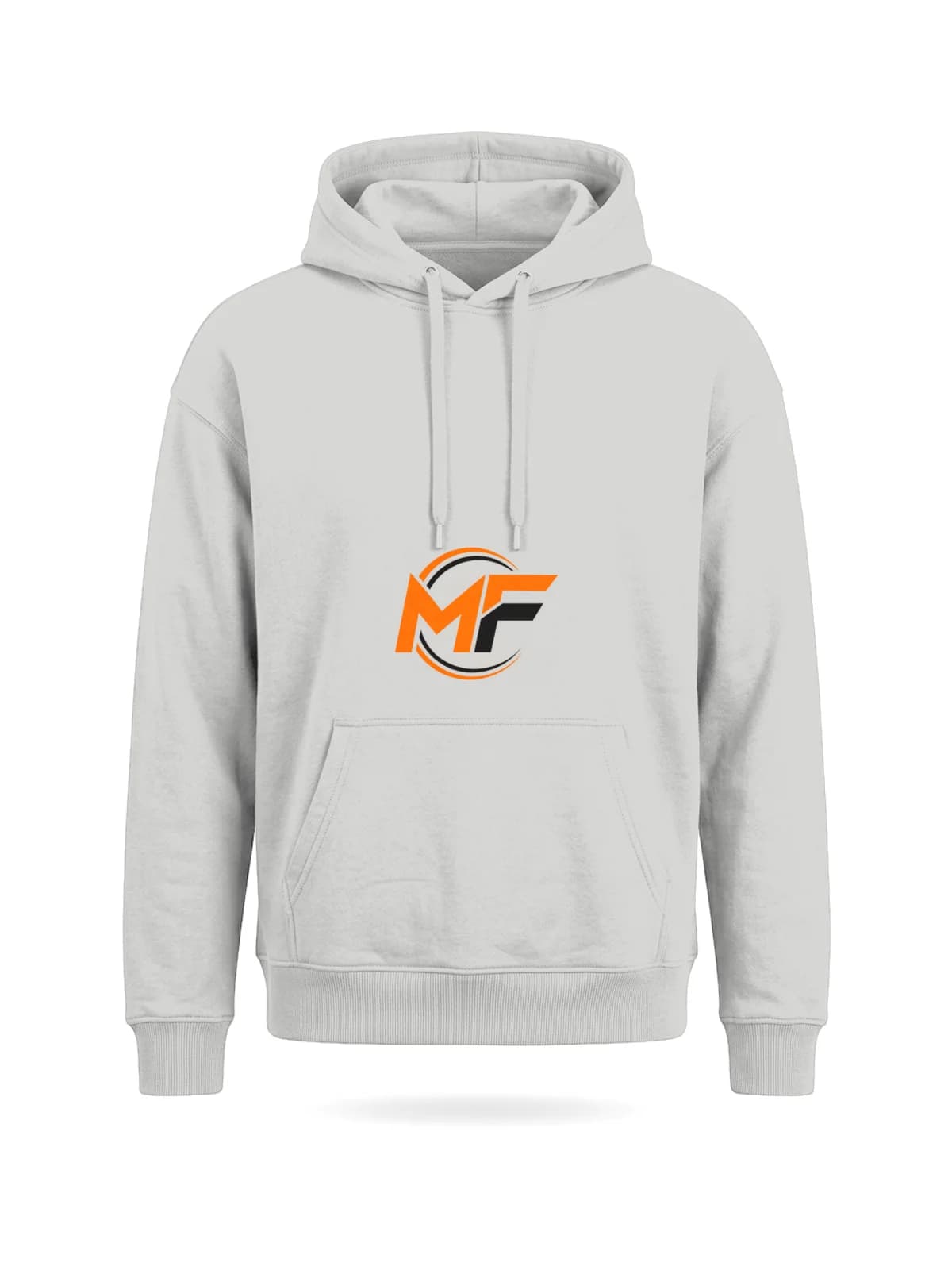 MF Logo Hoodie Heather Grey, front