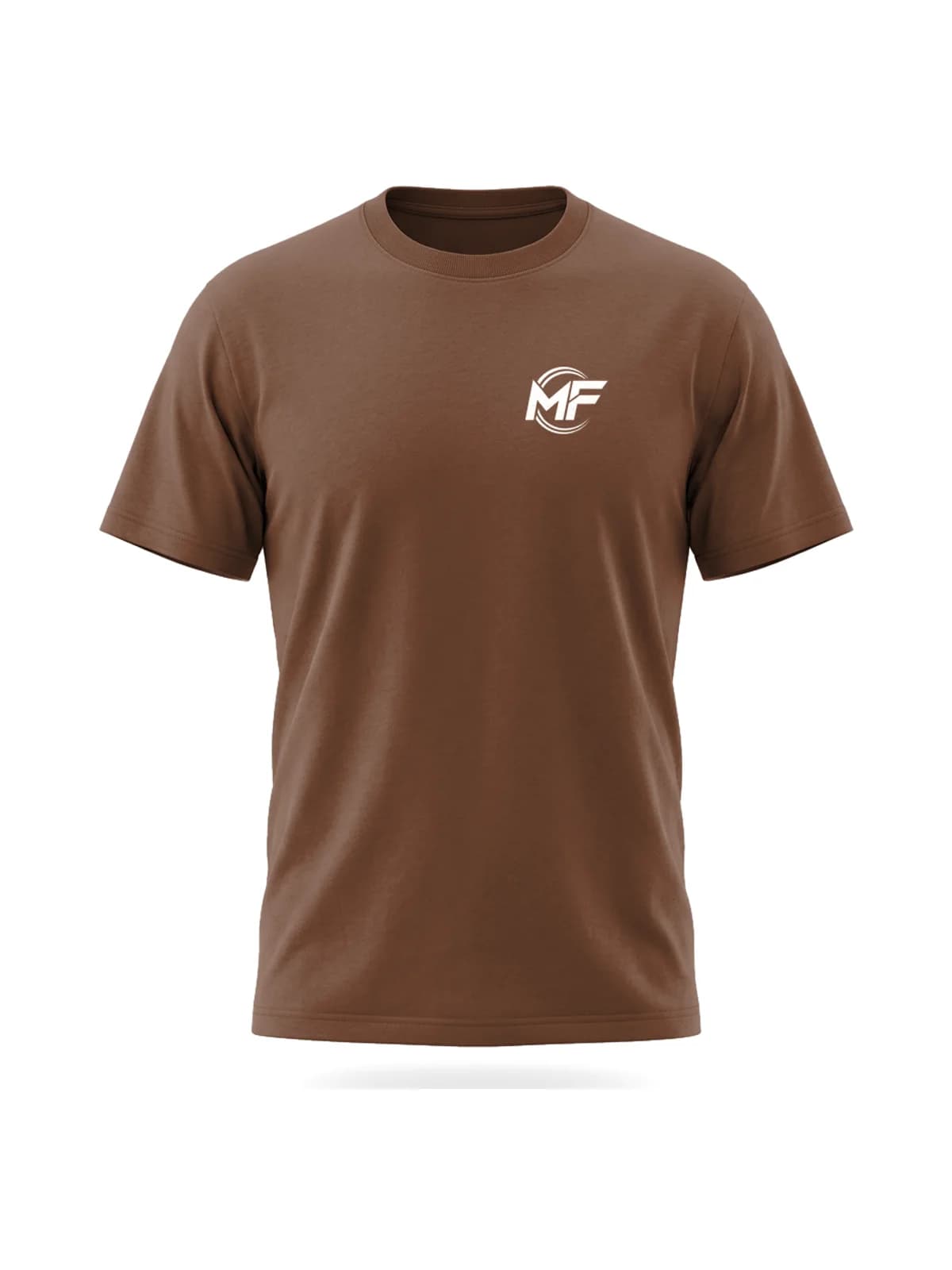 MF Logo Tee Brown, front