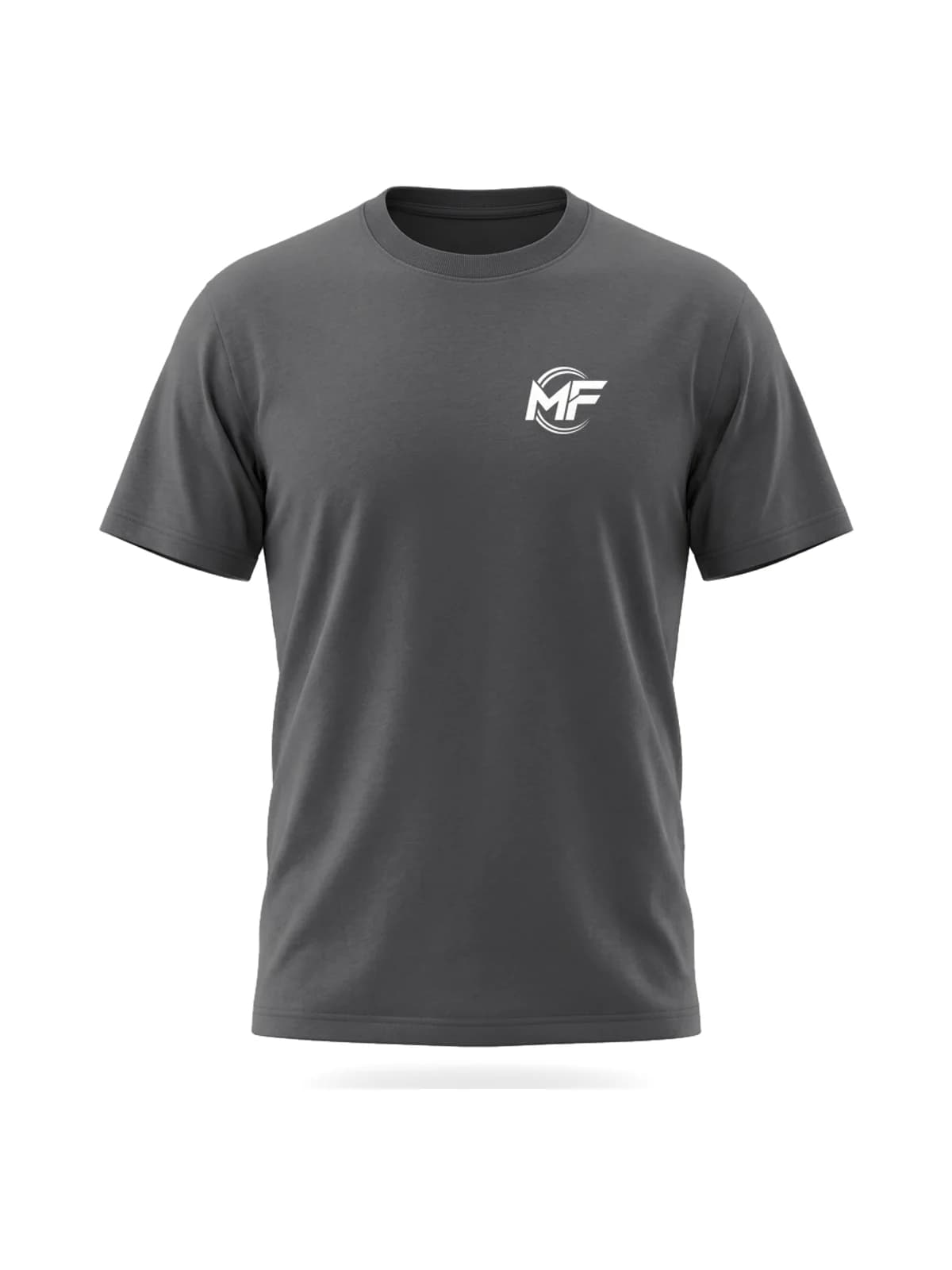 MF Logo Tee Charcoal, front