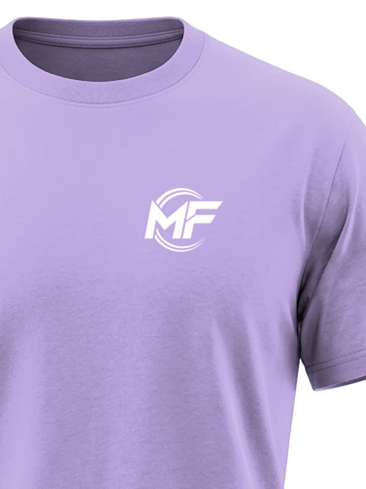 MF Logo Tee Lilac, close-up